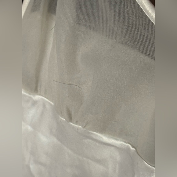 VTG Vandamere Sheer White Chemise - Picture 4 of 8